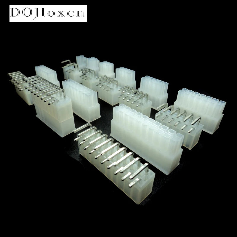 5 Sets Molex Automotive Wire Connector Plug 5557 Series 2P 4P 6P 8P 10P 12P 14P 16P 18P 20P 22P 24P 4.2mm Male  Female Socket