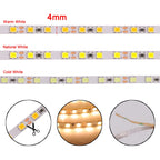 5M LED Strip Light DC 12V 24V 2835 Flexible Ribbon Diode Light 60/120/240/480 LED Stripe Warm Natural Cold White Luces Led Tape