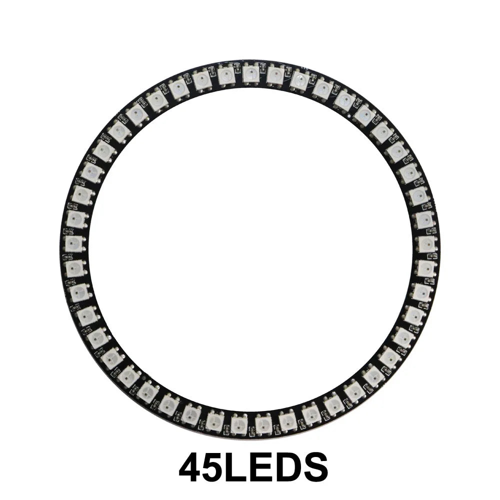 WS2812B 5050 RGB Led Digital Panel Light Matrix Flexible Screen  WS2812 Ring Individually Addressable Pixels DC5V