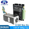 Jkongmotor 42BLS03 BLD120 Brushless DC Motor 4.8A 77.5W 24V 4000rpm 42 BLDC Motor With Hall Sensor for Textile Machinery Robot