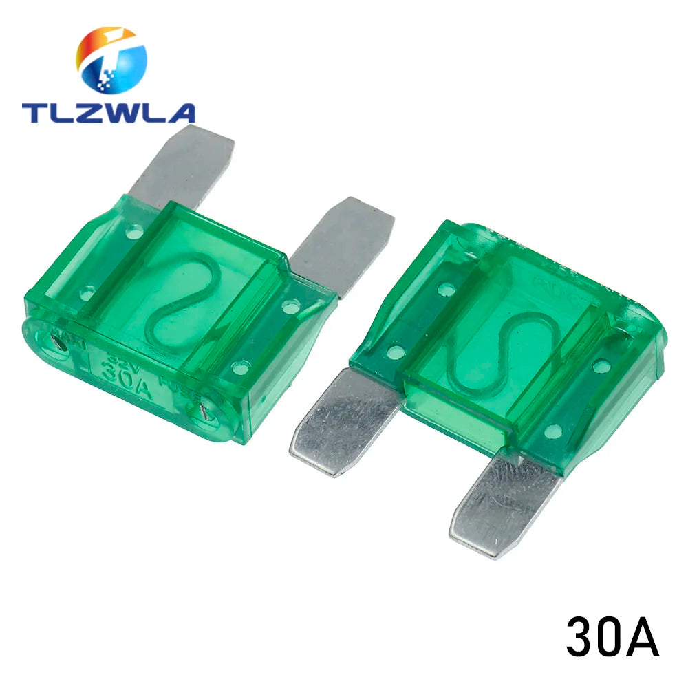 Zinc 32V Large Size Insurance Plug In Insert Xenon Light Truck Boat Automotive Car Blade Fuse 20A 30A 40A 50A 60A 70A 80A