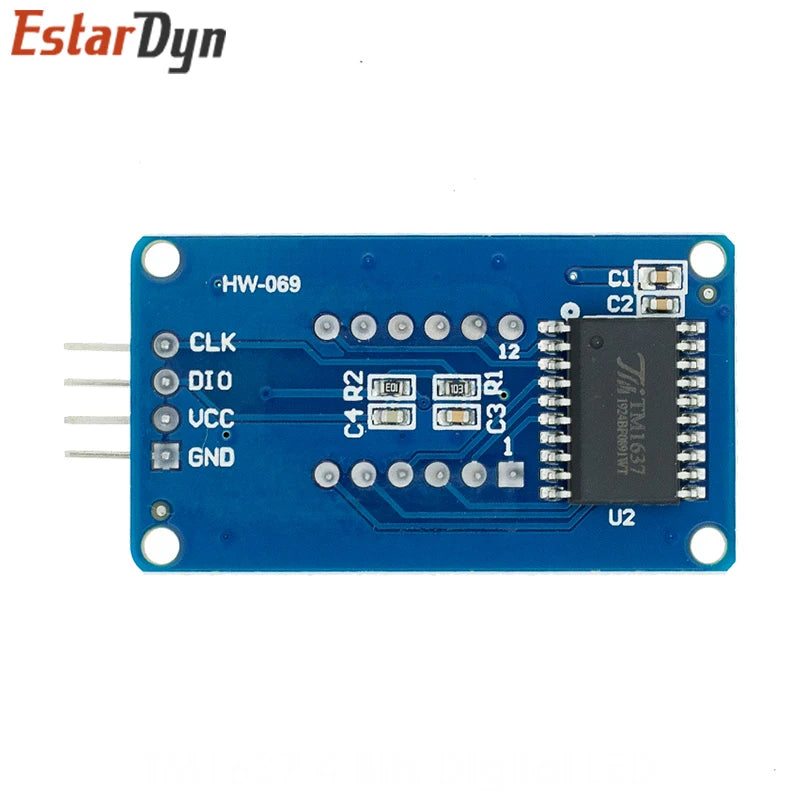 TM1637 4 Bits Digital LED Display Module For 7 Segment 0.36Inch Clock RED Anode Tube Four Serial Driver Board Pack