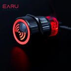 22mm IP67 Ultrashort Flash LED Alarm Indicator Light Signal Lamp Flashmetal Buzzer 12V 24V 220V Intermittent Sound Waterproor