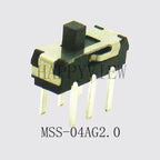 20PCS Mini Slide Switch On-OFF Micro Toggle Switch 1P2T H=1.5/2/4MM Miniature Horizontal Slide Switch SMD/DIP