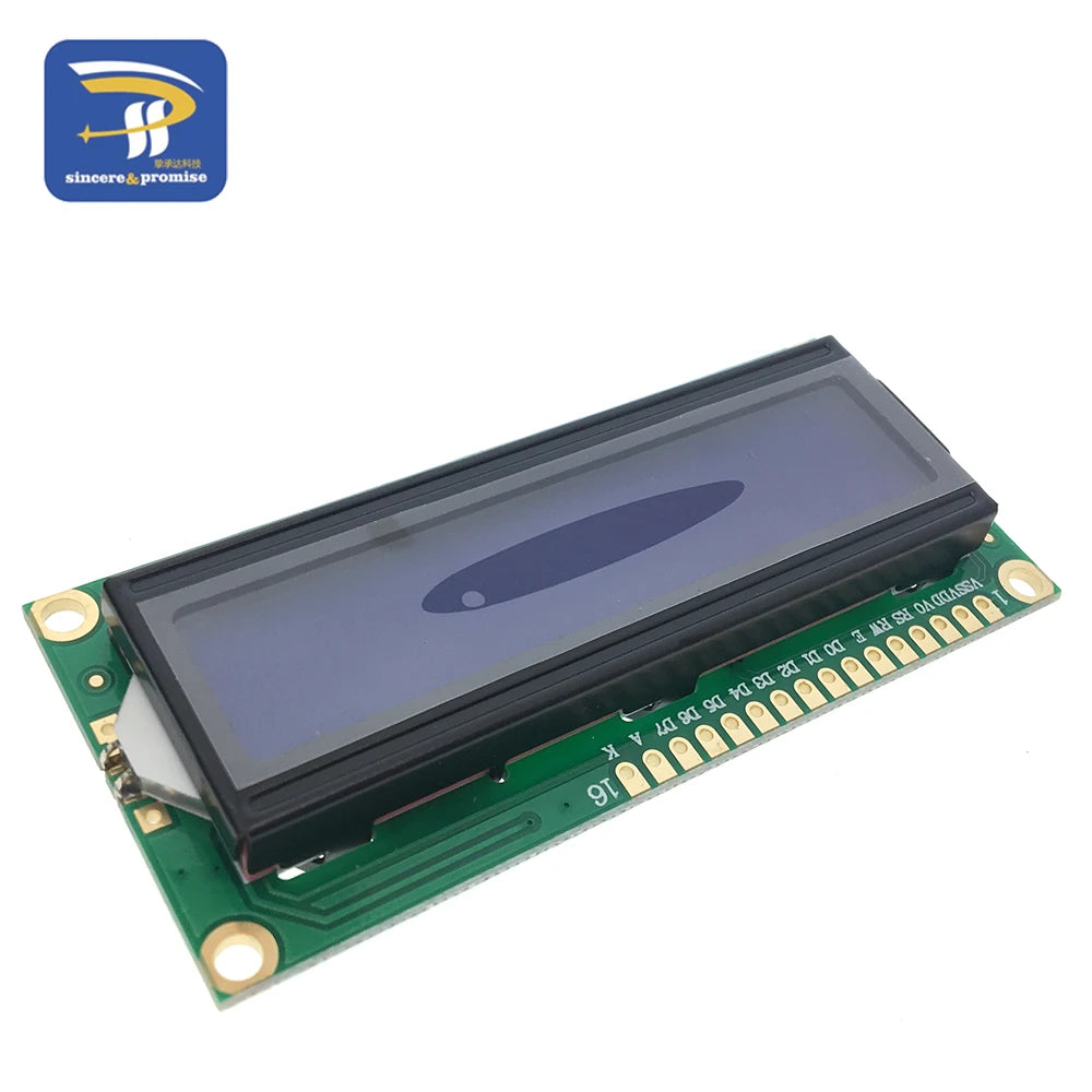 LCD1602 PCF8574T PCF8574 IIC/I2C / Interface 16x2 Character LCD Display Module 1602 5V Blue/ Yellow Green Screen For Arduino DIY