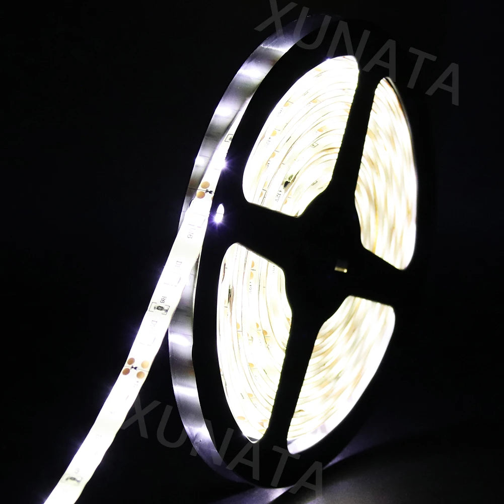12V 24V LED Strip SMD 2835 Flexible LED Tape 5M 120 240 480Leds/m Waterproof Ribbon Diode Room Decor Warm Natural Cool White