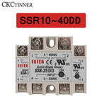 SSR -10DD 25DD 40DD DC Control DC SSR White Shell Single Phase Solid State Relay 5~60VDC TO 3~32VDC