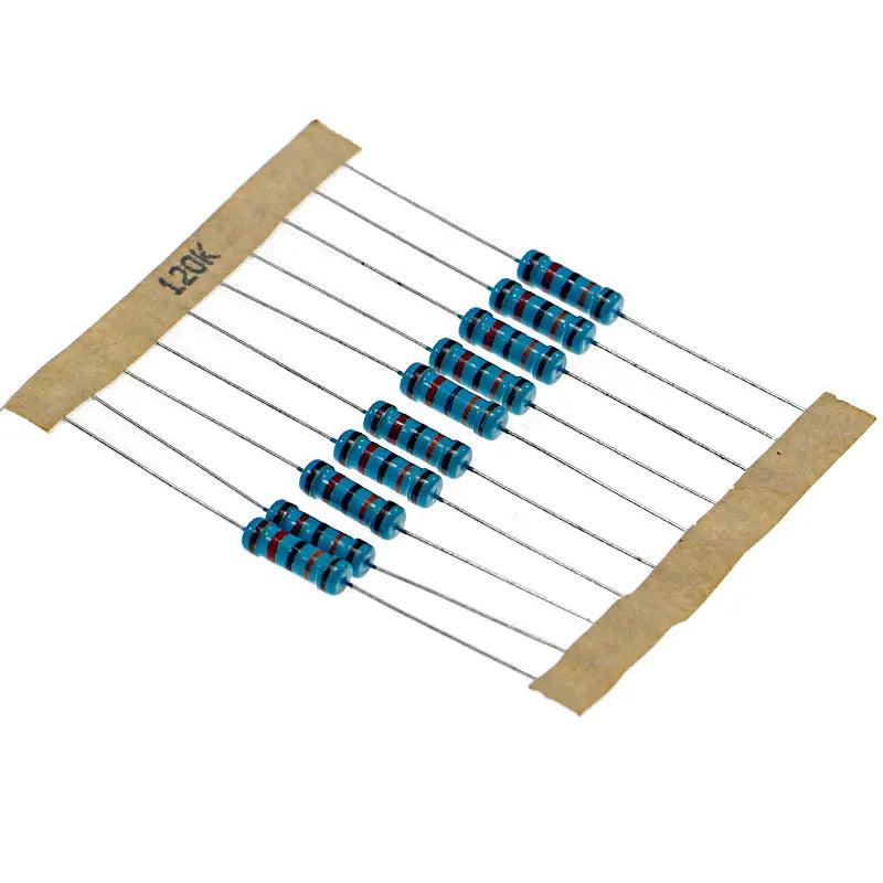 1000Pcs/lot 100 Values 1 ohm-1M ohm 1W 1% Metal Film Resistor Resistance Assortment Kit Set