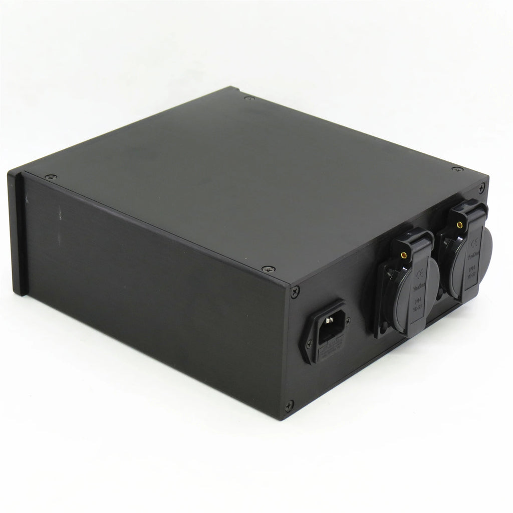 High-End hifi Audio Noise Filter,Power Filter, Power Purifier with EU Schuko socket US power socket Audio power filter purifier