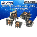5Pcs/lot UU9.8 UF10.5 Common Mode Choke Inductor 10mH 20mH 30mH 40mH 50mH For Filter Pitch 7*8mm 10X13mm