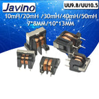 5Pcs/lot UU9.8 UF10.5 Common Mode Choke Inductor 10mH 20mH 30mH 40mH 50mH For Filter Pitch 7*8mm 10X13mm