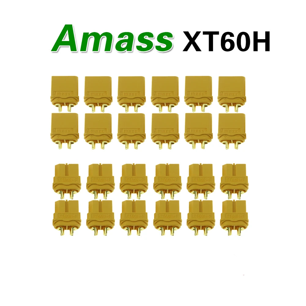 Amass Connector XT90S XT90-S Anti Spark XT30U XT60 XT90 MR30 XT60H Plugs Male Female FPV Drone Battery