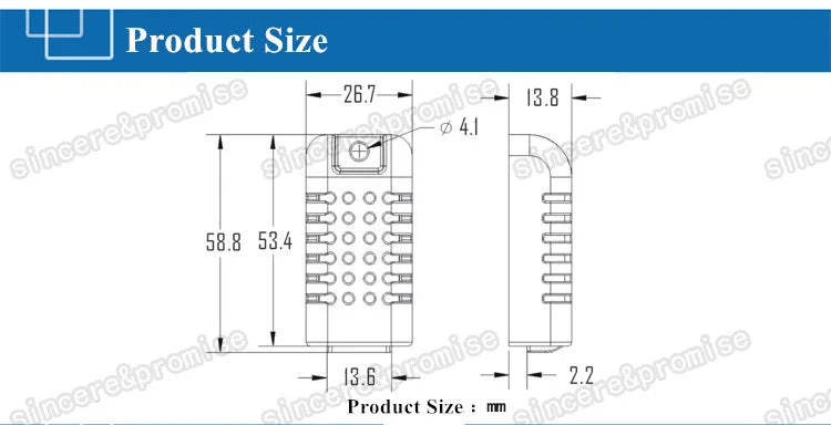 DHT22 AM2302 DHT11 AM2322 AM2320 Digital Temperature Humidity Sensor Module MW33 Board For Arduino Low Power High Precision