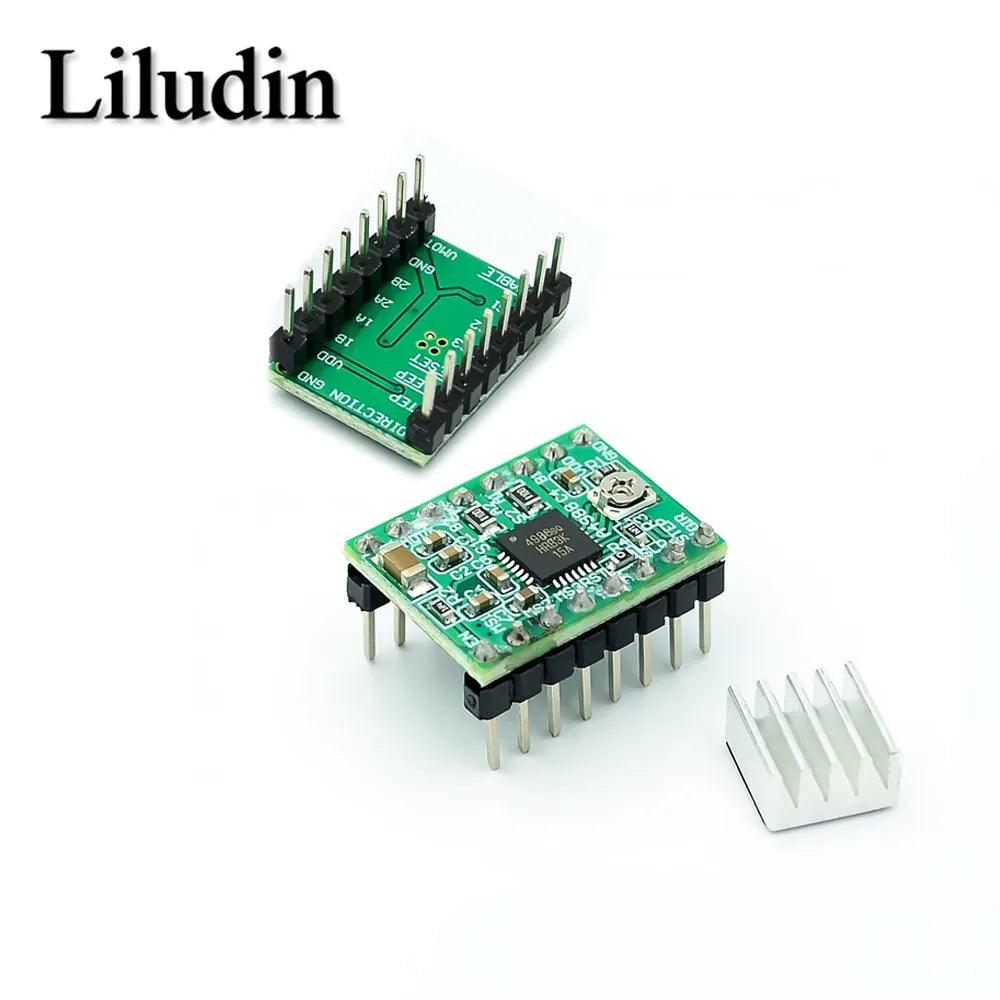 3D Printer Parts StepStick A4988 DRV8825 Stepper Motor Driver With Heat sink Carrier Reprap RAMPS 1.4