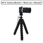 Raspberry Pi High Quality Camera 12.3MP IMX477 Sensor Camera with Telephoto/Wide Angle/HD Zoom Telephoto Lens for Pi 4B/3B+/Zero