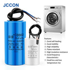 1Pcs CBB60 Motor Run Capacitor 450V AC Starting Capacitors 345681012141516182025303540457080100UF For Washing Machine