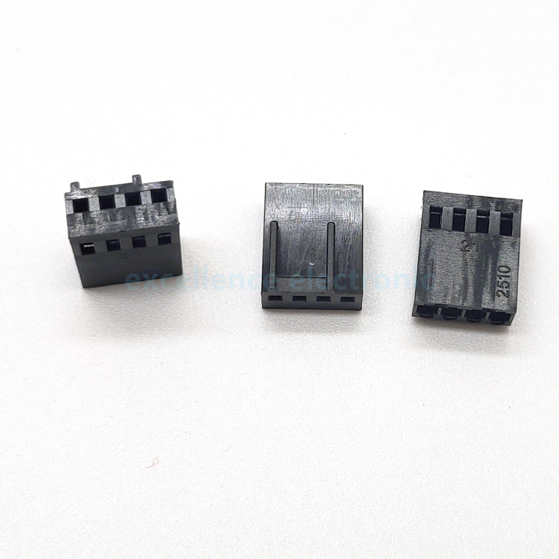 10-50PCS/Lot KF2510 2.54mm 4Pin Connector 3+1P Male Female Housing Straight Right Angle Pin Header Socket