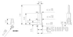 300pcs Round Female Receptacle Socket for Pin Dim0.45-0.6mm without Plastic for 2.54 Hole Pin Header