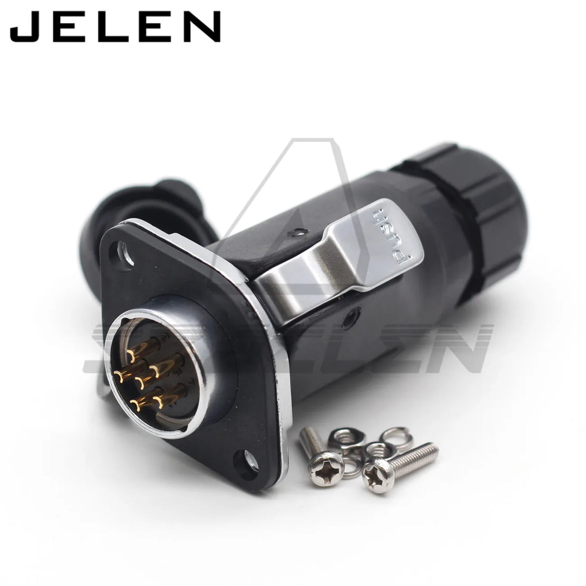 XHE20,  IP67 2/3/4/5/6/7/8/9/10/12 pin Waterproof connector, M20 Panel mount power cable connector male(socket) and female(plug)