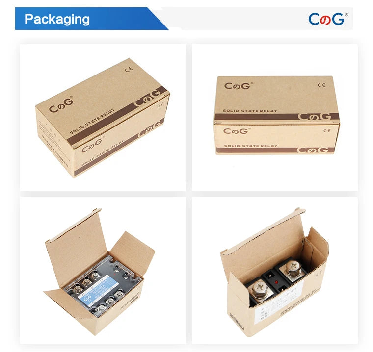 CG 3 Phase 10A 25A 40A DA 60A 80A 100A 150 200A Three Phase SSR 3-32V DC Control 24-480V AC Solid State Relay SSR AC Three DC-AC