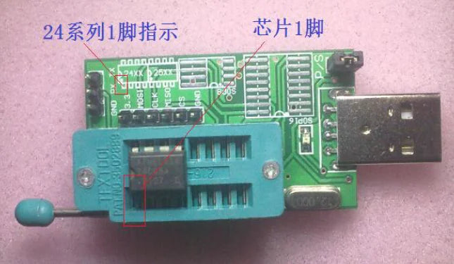 New ch341a bios usb programmer sop8 test clip soic8 sop16 1.8V adapter w25q64 mx25l6405 mx25l6405d 24 25 usb eeprom programmer