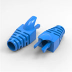 (50pcs/pack) Network RJ45 Cable Boots Plastic Protective Sleeve Strain Relief For Cat5e Cat6 Modular Plug Protection