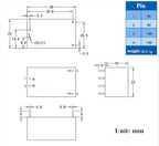 Free shipping  Original HLK-5M05 AC-DC 220V to 5V 5W Isolated Power Supply Module Intelligent Household Switch