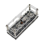 GHXAMP IN-12 Glow Tube 4-digit Clock Colorful LED Backlight DS3231 Nixie Clock IN-12B DC5V USB Electronic DIY
