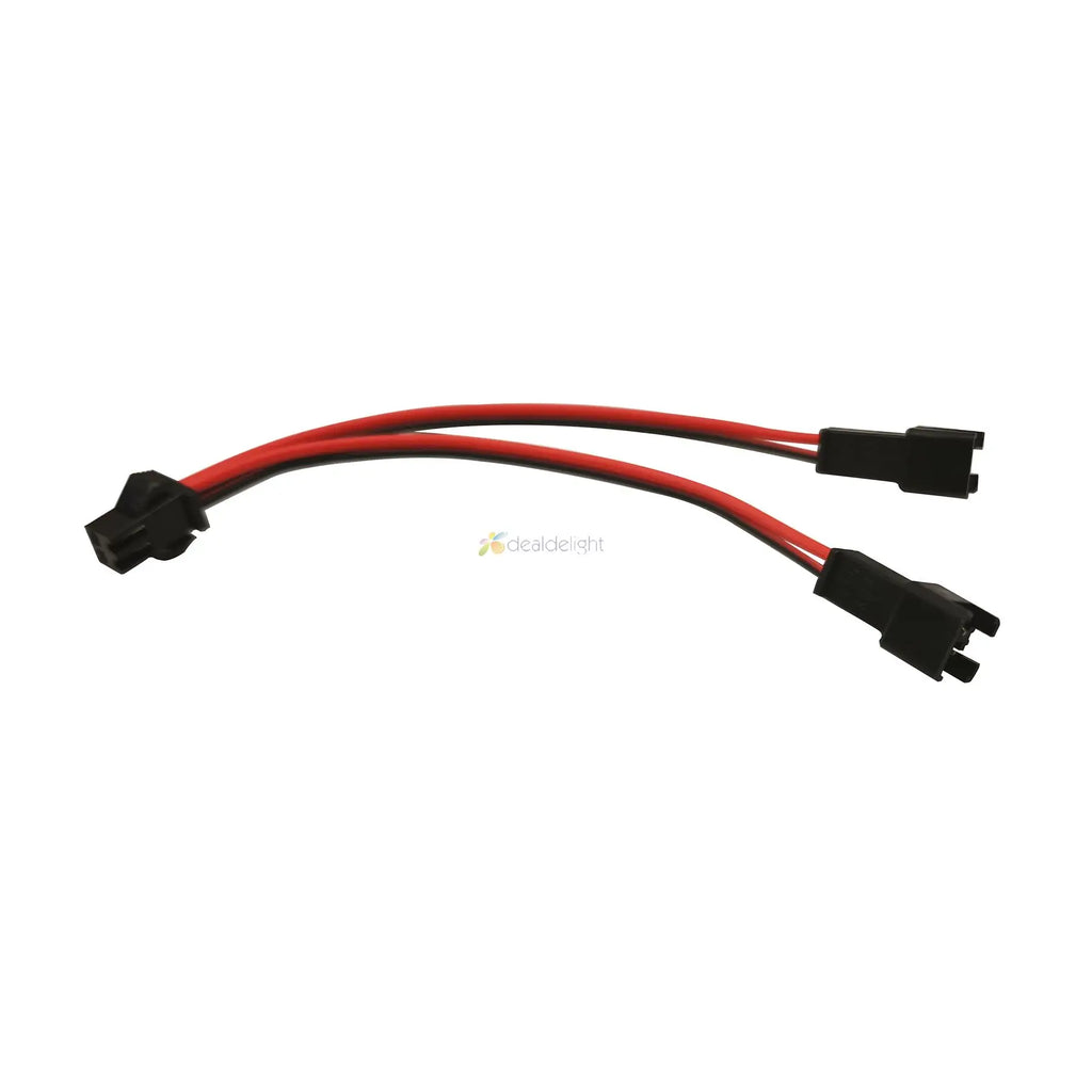 2pcs 2pin 3Pin 4Pin SM Splitter 1 To 2 3 4 LED Connector JST Male Female Connector Wire Cable For WS2812 WS2811 WS2801 Led Strip