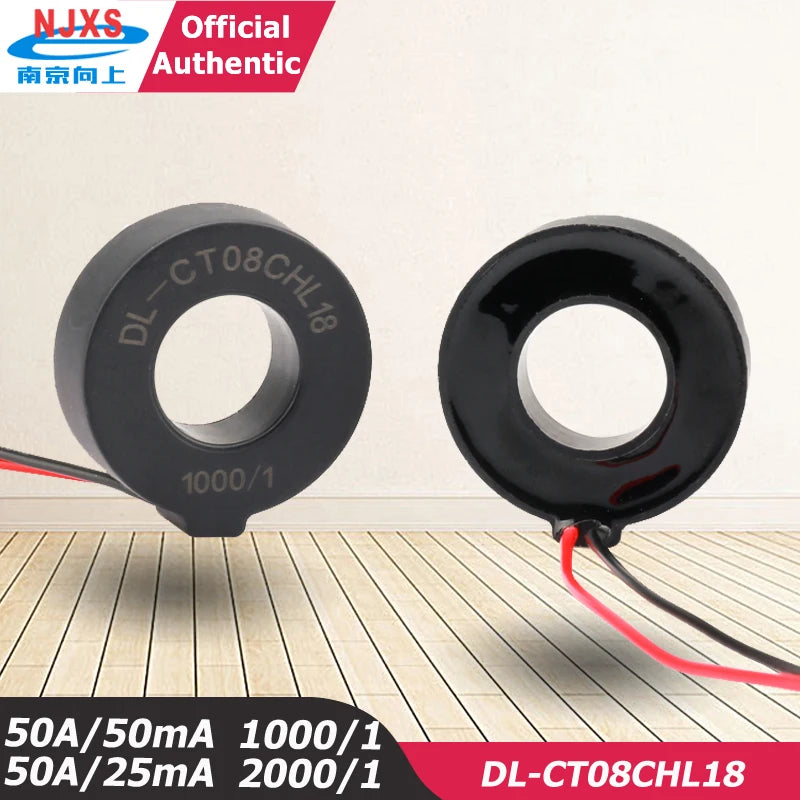 NJXSE DL-CT08CHL18 Micro Precision Current Transformer 1000/1 2000/1 10A 20A 30A 50A 100A AC High Quality Current Transformer CT