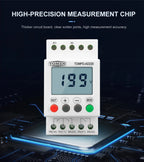 TOMZN AC DC 110V-240V DIN Rail Over and Under Voltage Protection Monitoring Relays Protector