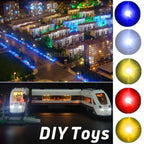 100Pcs Wired Led SMD Lamp 0402 0603 0805 1206 0201 LED Pre-Soldered Micro Litz Leads Wires 20cm For Railway Landscape Lighting