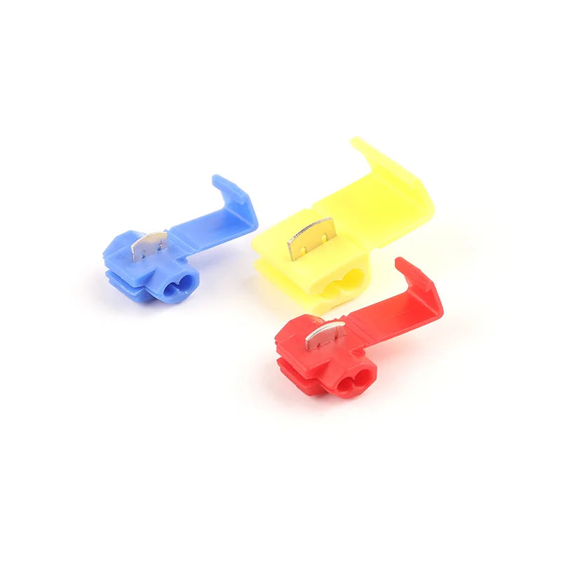 Scotch Lock Electric Wire Cable Connectors  AWG 22-18 Without Breaking Cable Insulated Crimp Splice Electrical Terminals