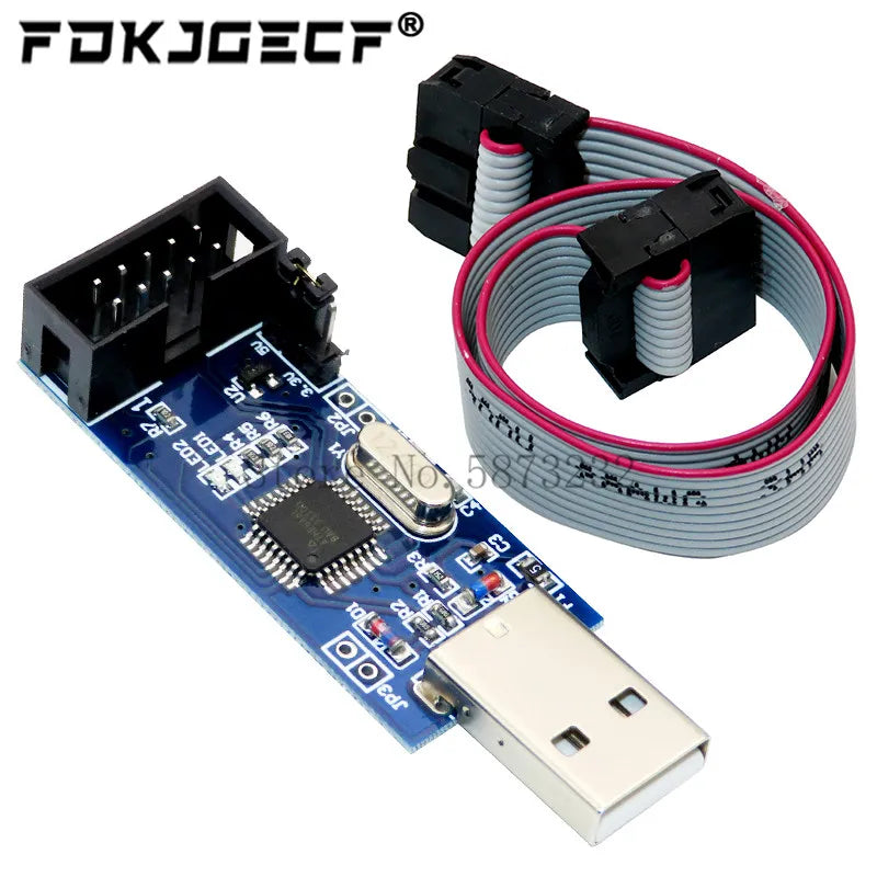 1pc USBASP USBISP AVR Programmer USB ISP USB ASP ATMEGA8 ATMEGA128 Support Win7 64K