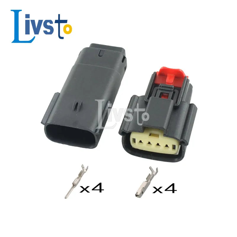 1 Set 2 3 4 6 8 12 16 20 2Pin Way Molex Car Waterproof Connector Tail Lamp Male Female Socket Plug 33471-0301 33472-0601