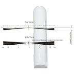12-28Vdc 2 Side 4 Infrared Detector Outdoor Waterproof Wire Curtain PIR Movement Motion Sensor Anti Block Max 24m NC/NO Signal