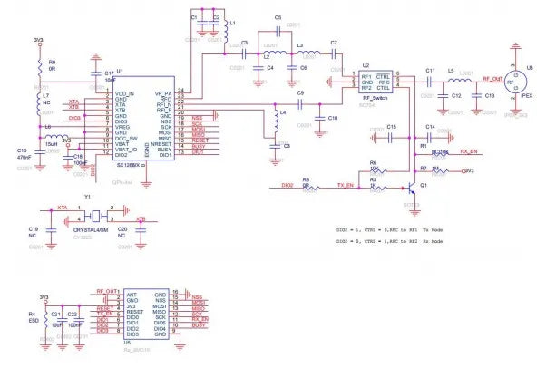 1-10Pcs Ra-01 Ra-02 Ra-01SC Ra-01SH Ra-01S Ra-01H Ra-01SCH-P Lora Spread Spectrum Wireless RF Transmit Module 433MHz 868Mhz UART