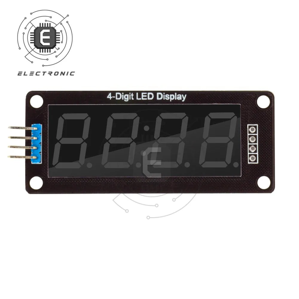 0.56inch TM1637 4-Digit LED Digital Display Tube Decimal 7-Segments Available in Multiple Colors