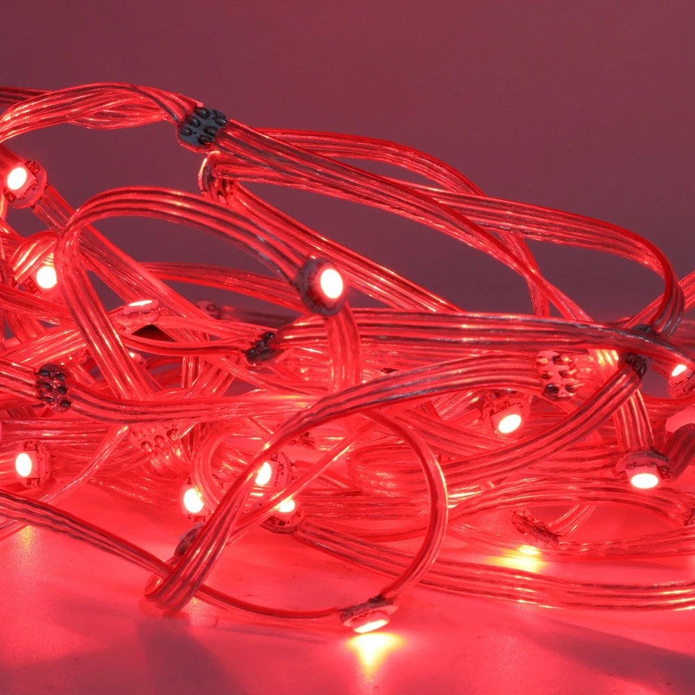 10/25/50/100Leds/String WS2812B Pixels RGB LED Strip Module Heatsink Board Nodes Addressable Individually DC5V