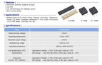 10pcs 5.5V 0.1F Super Capacitor Farad Capacitor 5.5V 104 FM0H104ZF is 100,000 microfarads