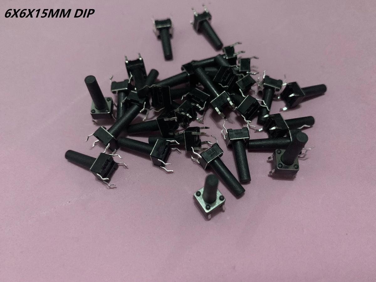 1000PCS 6X6X4.1/4.3/4.5/5/5.5/6/6.5/7/7.5/8/8.5/9/9.5/10/10.5/11/11.5/12/12.5/13mm DIP SMT 4Pin 2Pin Tactile Push Button Switch