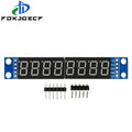 MAX7219 LED Dot Matrix 8 Digit Digital Tube Display Control Module For Arduino 3.3V 5V Microcontroller Serial Driver 7-segment