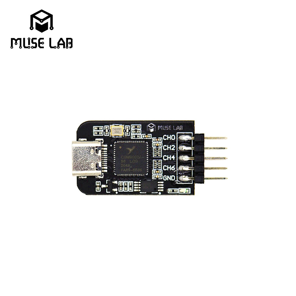 TYPE-C nanoDLA Logic Analyzer ARM FPGA Debug Tool Protocol Analysis 24MHz SampleRate 8 Channels Open Source Sigrok PulseView