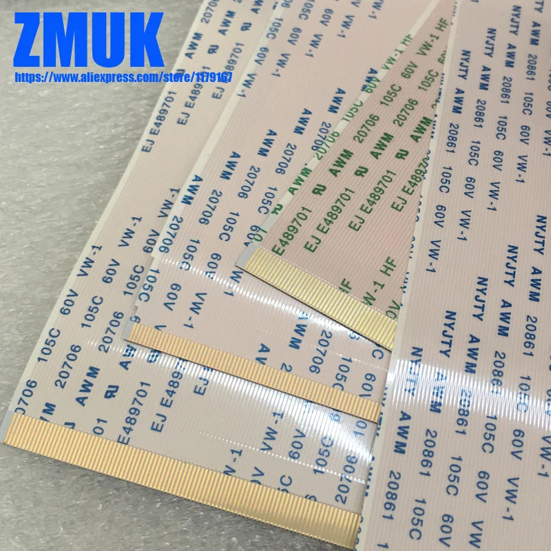 96Pin AWM 20861 20706 105C 60V VW-1 FFC Ribbon Cable