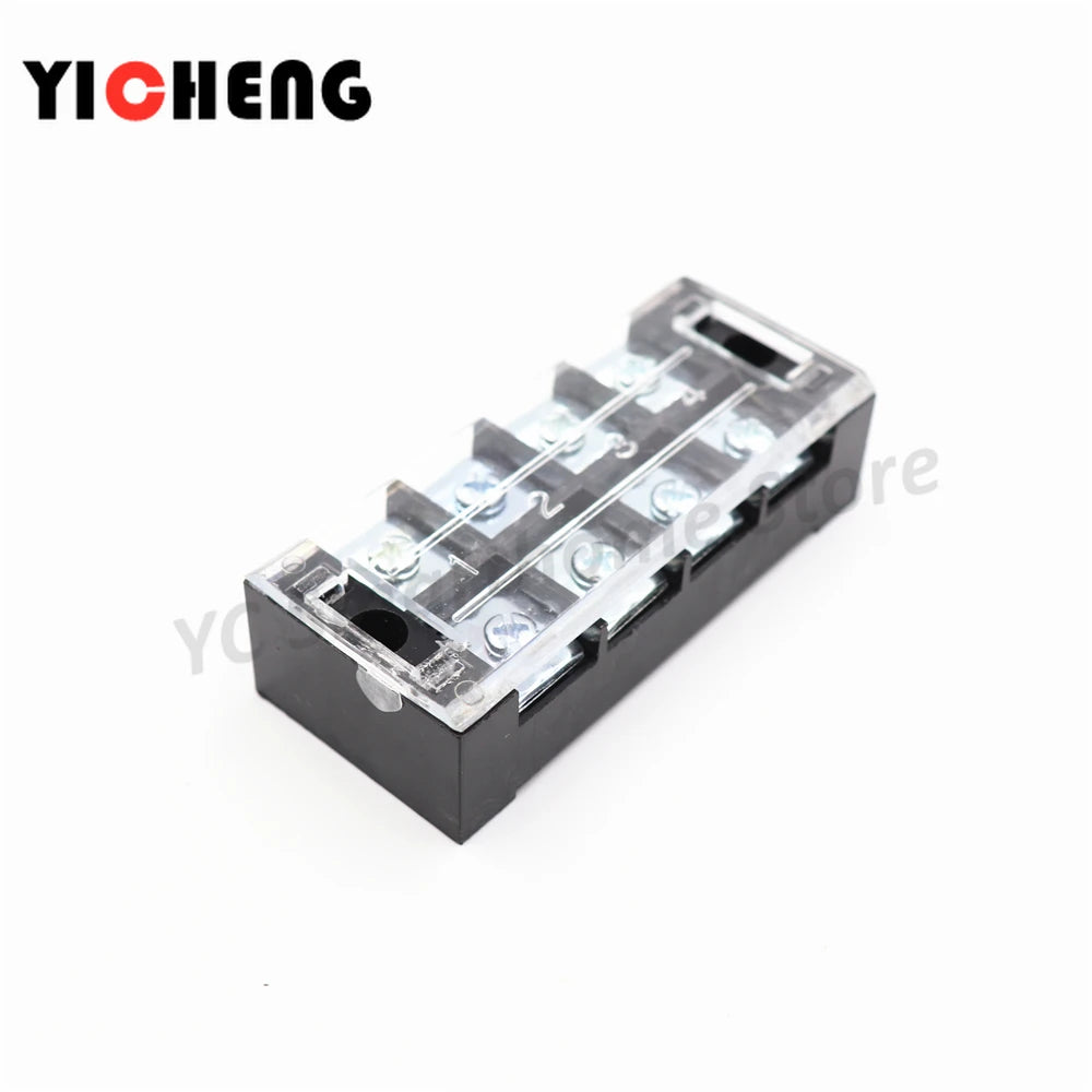 1 Pcs screw connection cable terminal, terminal block, high current, insulated fixed power wire connector,  600V 45A