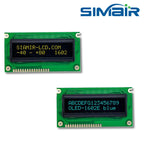Hot Sale COB 16 PINS 84x44mm 5V Panel Balck Screen 16x2 LCD Display Module 16*2 1602 Charcter OLED