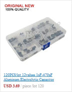 33ValuesX 20PCS=660PCS 1206 SMD Resistor Kit Assorted Kit 1ohm-1M Ohm 1%  Sample Kit