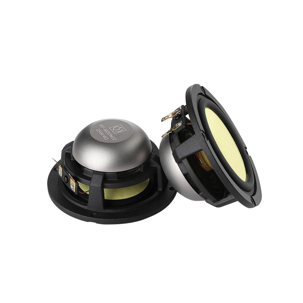 AIYIMA 2Pcs 3 Inch Midrange Speaker 4 Ohm 8 Ohm 25W Car Audio Speaker Hifi Loudspeaker Music Sound Home Theater Neodymium