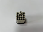 HDXBSCN Industrial Connector Rectangular Connector Heavy Duty Connector HDC HQ-012/0-MC/FC 12 core 10A waterproof aviation plug
