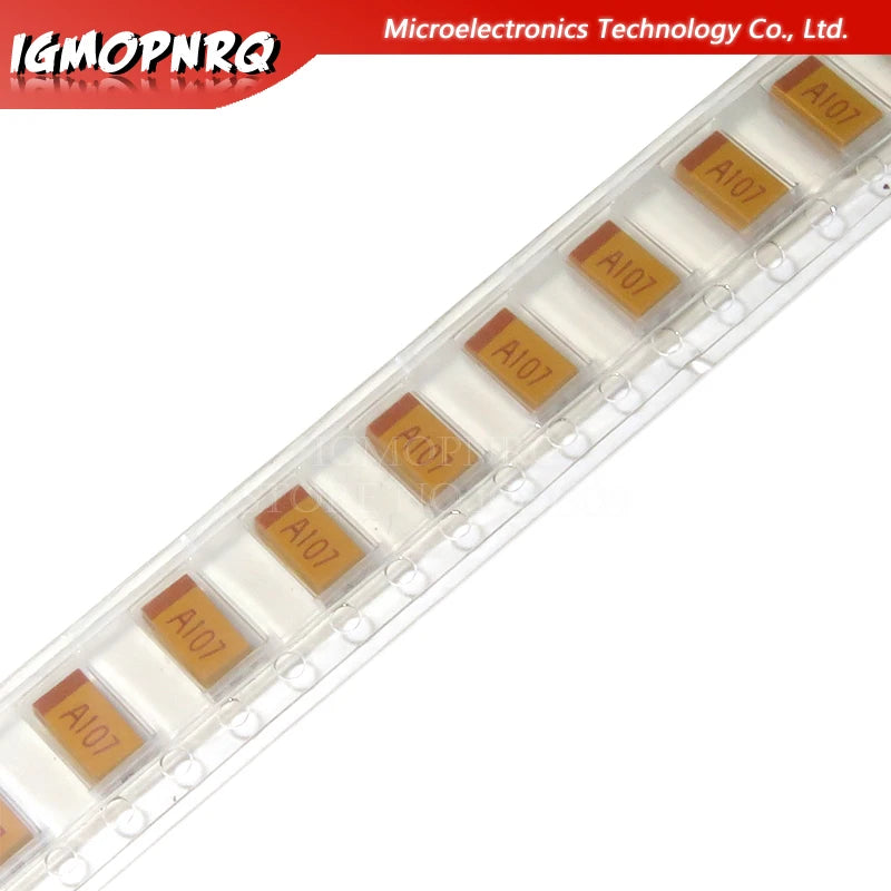 10pcs A B C D Type Tantalum Capacitor 100UF 0.22UF 1UF 4.7UF 10UF 22UF 33UF 47UF 6.3V 10V 16V 25V 35V 50V 3216 3528 6032 7343